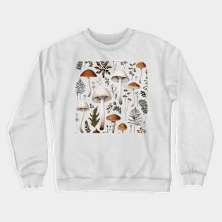 Minimalist Magic Mushroom Crewneck Sweatshirt